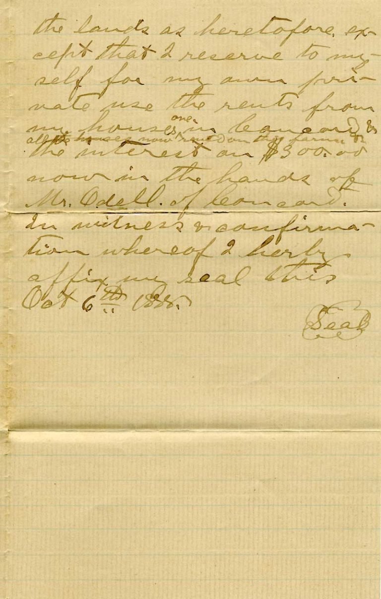 Will of Johann Peter Glass - page 2