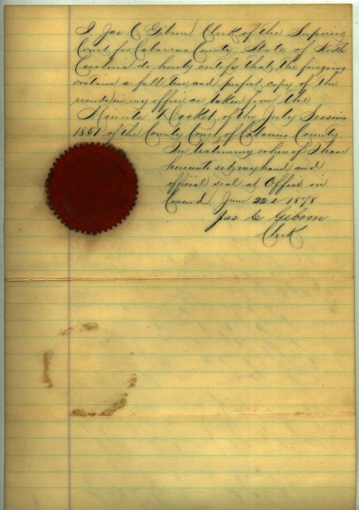 Johann Peter Glass naturalization papers - 2 of 4