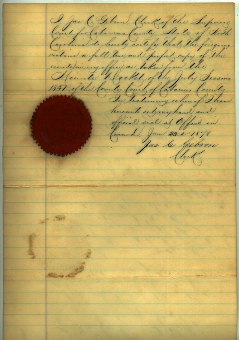 Johann Peter Glass naturalization papers - 2 of 4