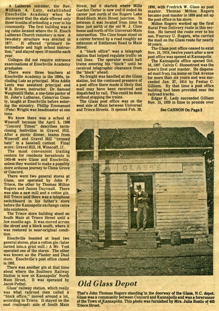 Newspaper article - Town of Glass - part 2