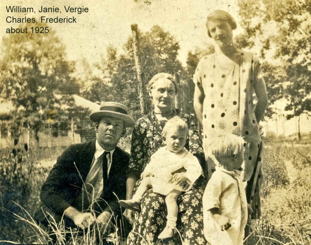 3 generations of the Glass family - 1925