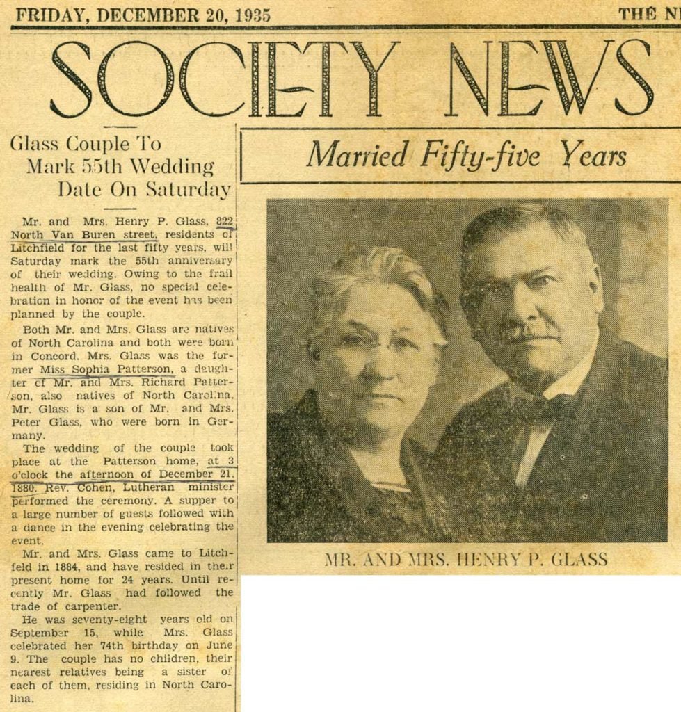 Henry & Sophia's 55th anniversary announcement