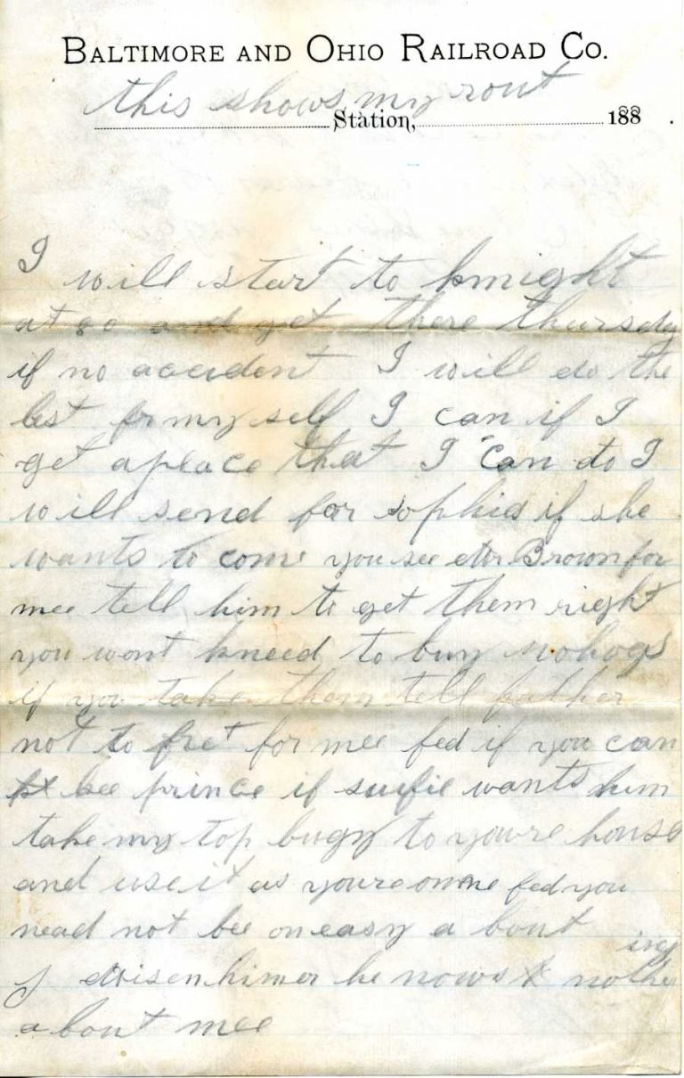 Henry leaving town letter - page 3