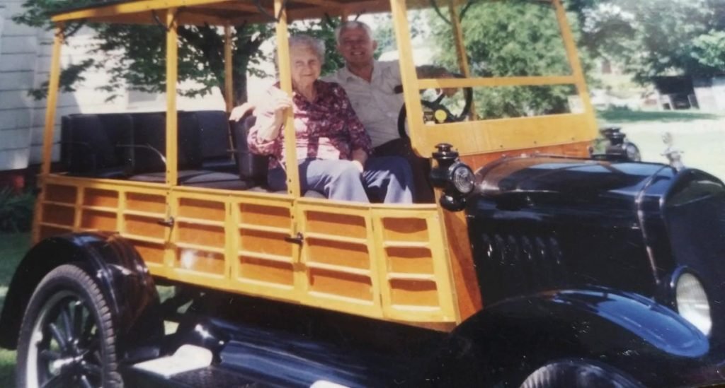 Mary Kathleen with son Robert L Edmiston Sr