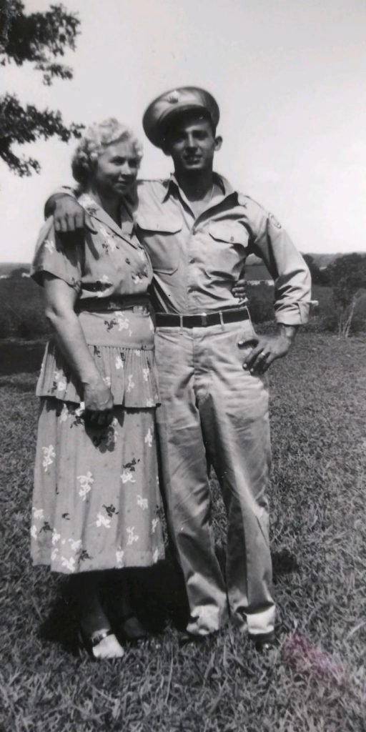 Mary Kathleen with son Robert L Edmiston Sr