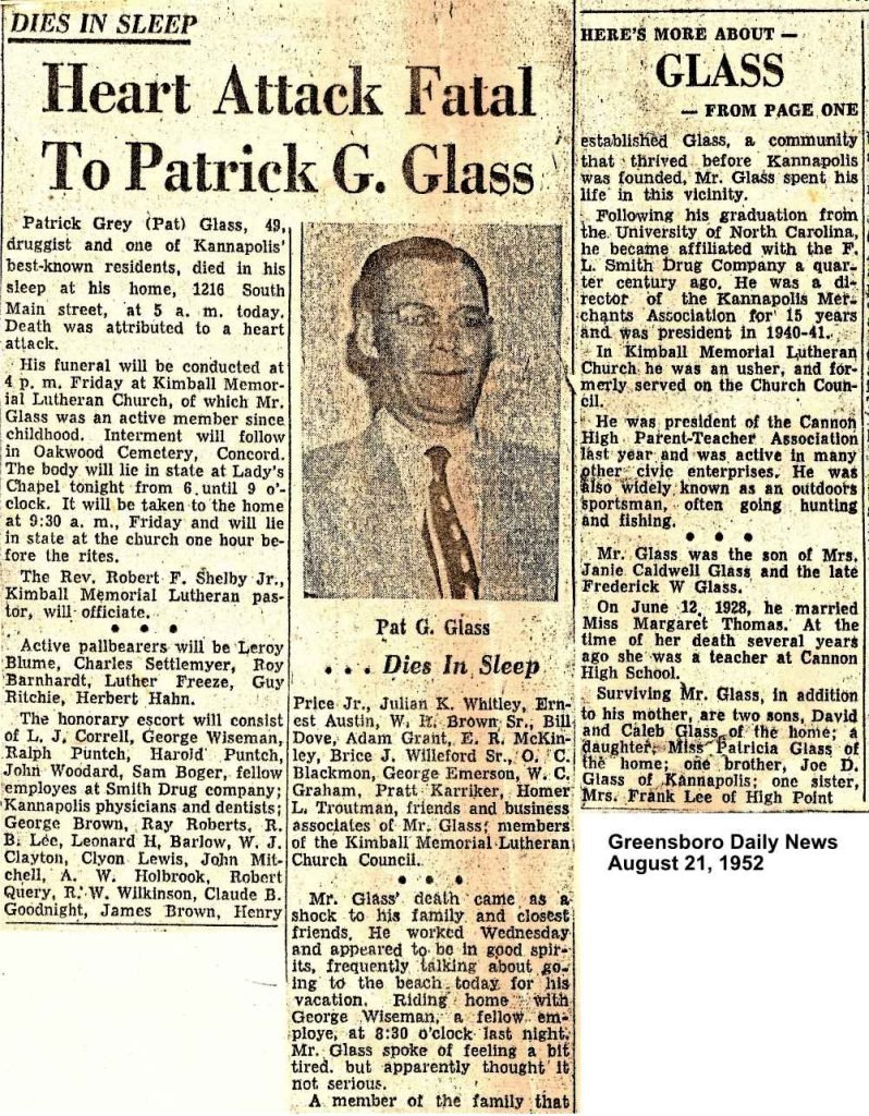 Obituary for Patrick Grey Glass